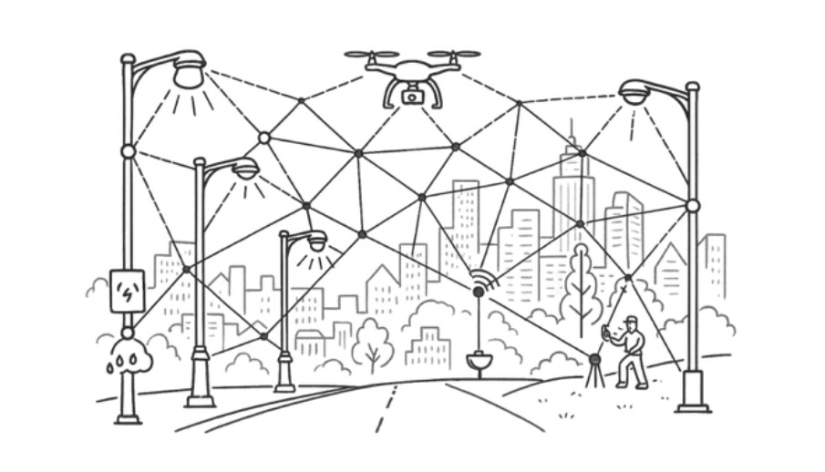 Smart city mesh network infrastructure