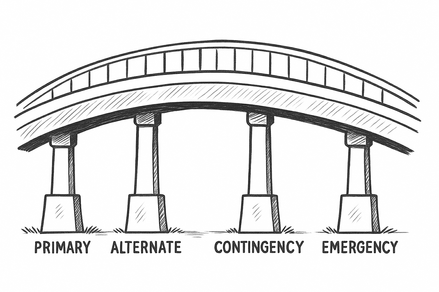 Illustration from Stay Connected - Bridge Support Analogy